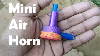 How To Make Mini Air Horn | Loud & Easy