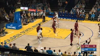 NBA 2K19 - Golden State Warriors vs Cleveland Cavaliers - Gameplay (PC HD) [1080p60FPS]