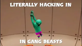 GLITCH IN GANG BEASTS MAKES ME FLY LMFAO!! (HILARIOUS)