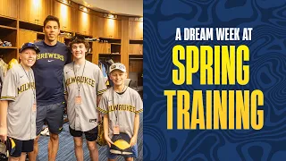 POV: Getting to Meet Your Heroes at Spring Training | Milwaukee Brewers