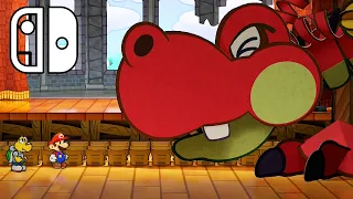 Paper Mario: The Thousand-Year Door (Switch) - Hooktail Boss Fight