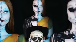 Nightmare Before Christmas Jack and Sally Makeup Tutorial