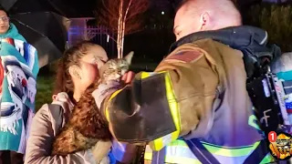 Firefighters Rescue ***Cat** From House Fire