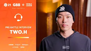 Two.H 🇰🇷 | GRAND BEATBOX BATTLE 2021: WORLD LEAGUE | Pre-Battle Interview