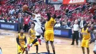 Mike Scott POSTERIZES Ian Mahinmi!