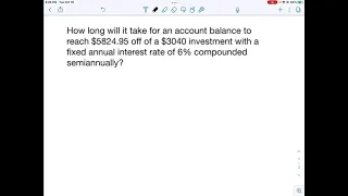 Compound interest   How to find time