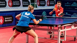 Timo Boll vs Galia Dvorak | 2021 International Ciutat de Barcelona