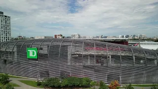 Drone View of TD Place Stadium