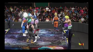 WWE 2K19 Goku vs Vegeta vs Corrupt Zamasu vs Broly vs Goku Black vs Trunks vs Gogeta vs Vegito