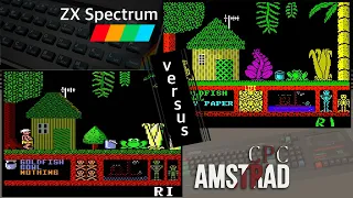 ZX Spectrum vs. Amstrad CPC - 8 games from 1986