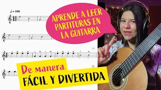 🎸Lectura del pentagrama en la guitarra - CUERDAS AL AIRE - Clase #1