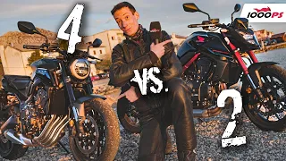 Honda CB650R vs. CB750 Hornet - Bigger difference than you thought!
