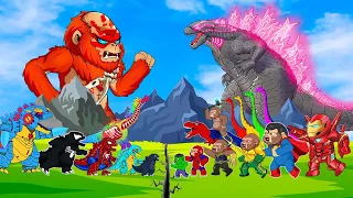 GODZILLA EARTH & KONG vs Evolution of PYTHON: Who Is The King Of Monster??? - FUNNY CARTOON [#2]