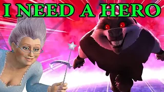 Puss vs Death with - ♪ I Need a Hero ♪ - from Shrek