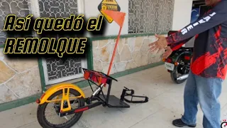 El remolque de la moto... cómo lo hice.