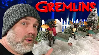 Let's Make a Gremlins Christmas Diorama // NECA + Procreate + Glowforge