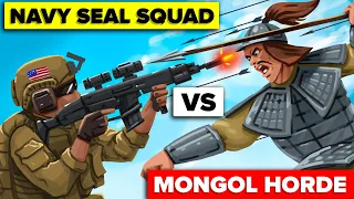 16 NAVY SEAL Squads vs 1,000 MONGOL WARRIORS - Who Would Win? Military / Army Comparison