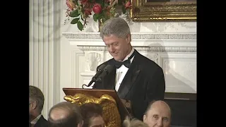President Clinton and President Menem at State Dinner (1999)
