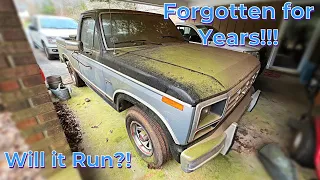 FORGOTTEN Ford F150 Rescue! Will it run after years of sitting!?