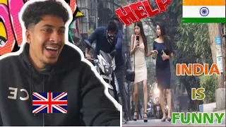 Gangster Asking Address to Random Girls prank FOREIGNER REACTS