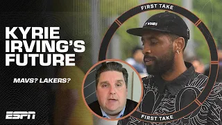 Brian Windhorst: Kyrie Irving thinks about his contract A LOT 💰 | First Take