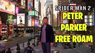 How To Get & Play as Peter Parker Without the Suit in Free Roam on Spiderman 2!