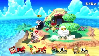 Super Smash Bros: Ultimate - 2 vs 2 Team Battle (Red Team vs Yellow Team)