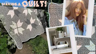 MAKE A QUILT WITH ME! + MY NEW SEWING MACHINE... | MsRosieBea