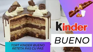 Kinder Bueno cake: chocolate, nuts, hazelnuts and vanilla | Taby's Welt