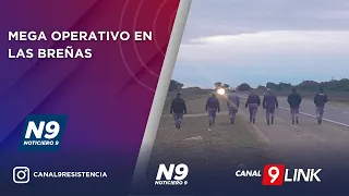 MEGA OPERATIVO EN LAS BREÑAS - NOTICIERO 9