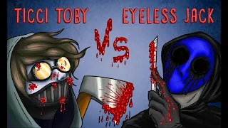 TICCI TOBY VS. EYELESS JACK 🎃 HALLOWEEN | Draw My Life