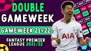 FPL DOUBLE GAMEWEEK 21/22 COMPLETE GUIDE! | Fantasy Premier League Tips 2021/22