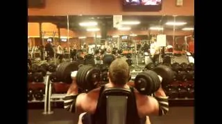 100lb Dumbbell Shoulder Press Max Rep Challenge!