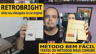 RETROBRIGHT - Como deixar seu video game novinho e branquinho, método funcional