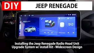 DIY Jeep Renegade: Installing the Radio Head Unit Upgrade System w/ install Kit - Widescreen Design