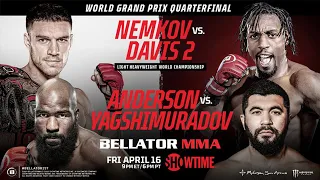 Bellator 257 Nemkov vs. Davis 2 Live Main Card Fight Companion