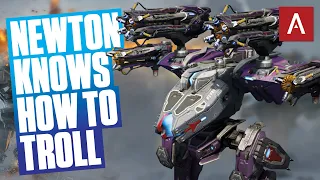 This New Titan Is A Big Troll! War Robots Newton Gameplay WR