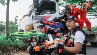 LTT Films : Freedom Warriors S.E.A.L X Nerf Guns Fight Crime Group Grakk Mask Evil