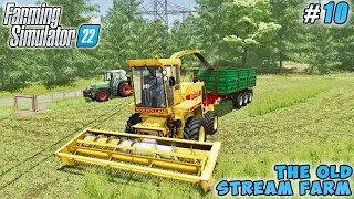 Chopping grass for silage, mulching, harvesting soybeans | The Old Stream Farm | FS 22 | ep #10