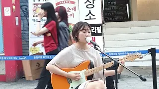 20220621 191908 #신민서 Vocal Busking Hongdae Street 홍대 거리 노래 버스킹 #SnowHorse