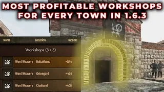 Bannerlord 1.6.3 Most Profitable Shops for Each Town   | Flesson19