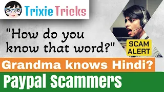 Paypal 3D Security | Trixie Tricks Scambaiter