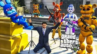 ГТА 5 МОДЫ АНИМАТРОНИКИ ВЗЯЛИ В ПЛЕН ПРЕЗИДЕНТА ФНАФ! ОБЗОР МОДА В GTA 5 ИГРЫ ГТА МИР МОДОВ ВИДЕО