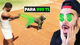 ATEŞ ETTIGIM HERŞEY PARA OLUYOR EN PAHALI KÖPEGI BULDUM - GTA 5 MODS