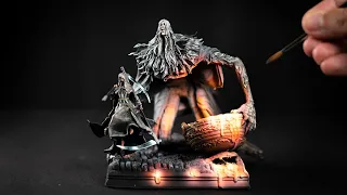 Painting Blackflame Friede & Father Ariandel