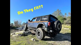 We put 37's on a (mostly)stock Bronco! Do they fit?