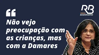 Damares: "Não vejo preocupação com as crianças, mas com a Damares"