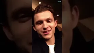 Tom Holland predicting his future for 49 seconds straight