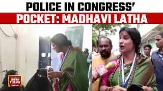 BJP's Madhavi Latha Reacts After Case Registered Against Her For Checking Burqa Clad Women
