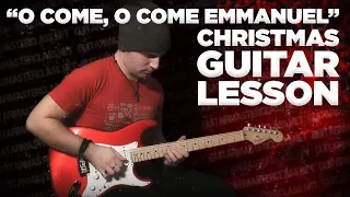 Guitar Lesson Step-by-step: Christmas Song - O Come Come Emmanuel - 7